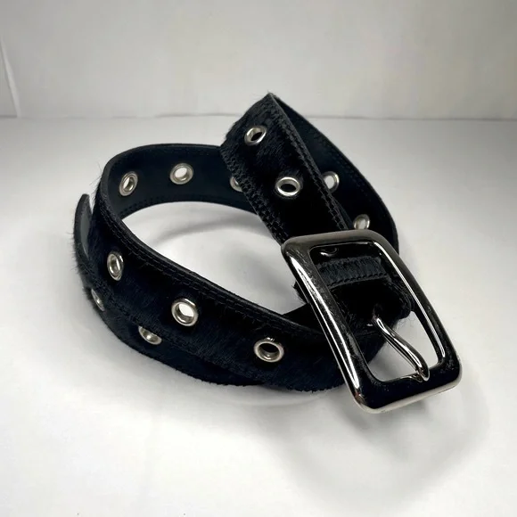 WCM New York Genuine Italian Leather Black Belt Strap and buckle with s-l400.jpg main image 2